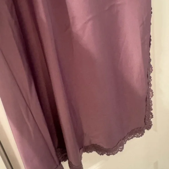 NWT Purple Lace Trim Skirt - Picture 4 of 6